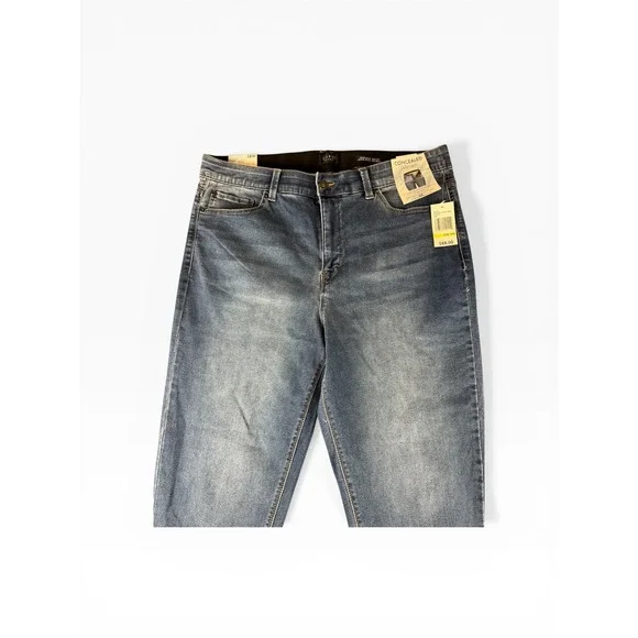 Curve Appeal Womens 18W High Rise Skinny Jeans Comfort Waist Blue Denim NEW - Picture 2 of 8